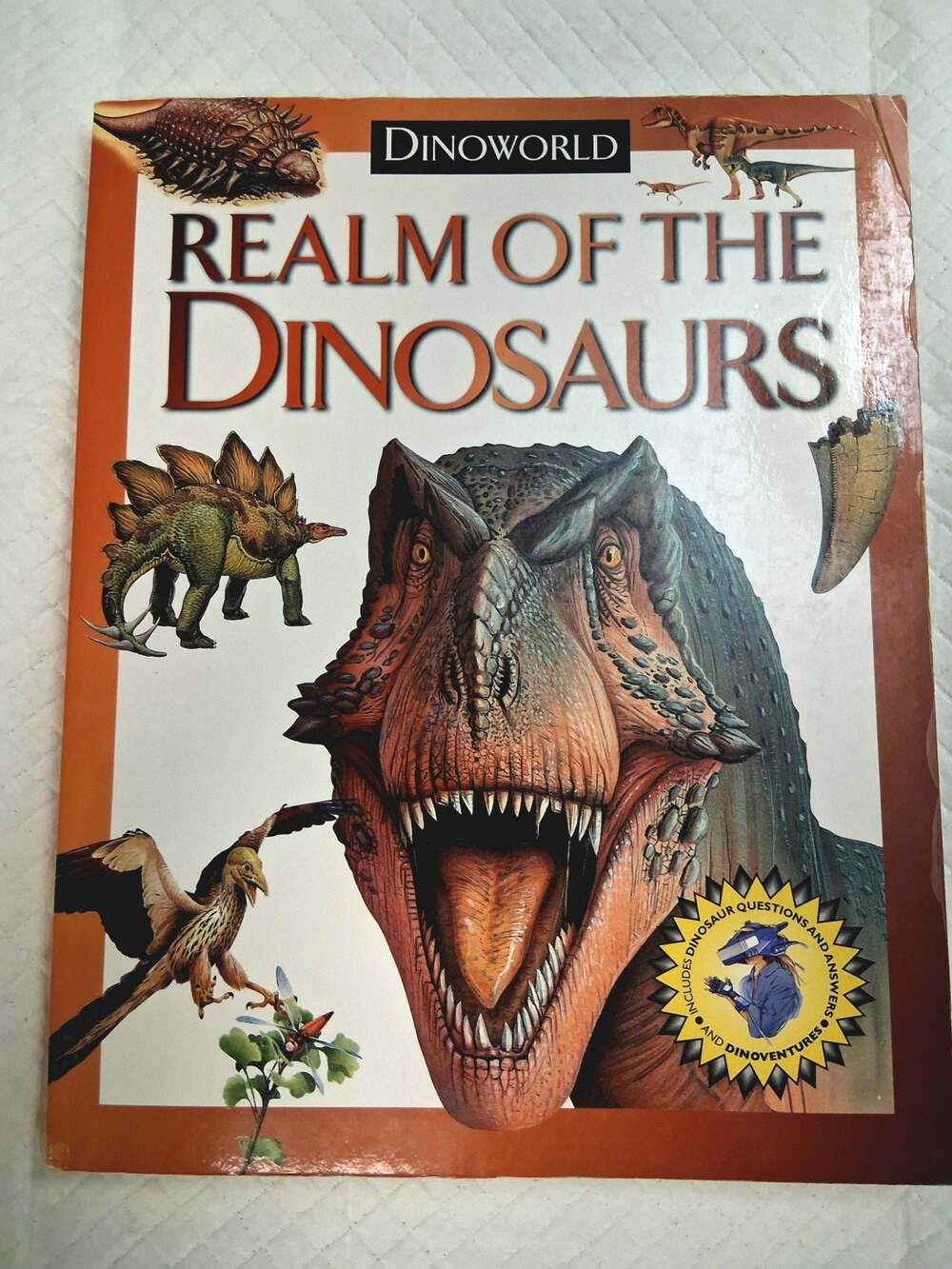 Dinoworld Realm of the Dinosaurs Kingfisher Hardcover Book